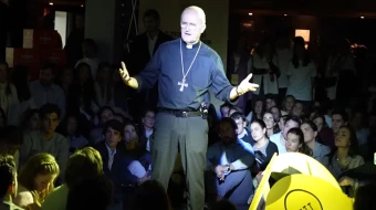 Mons. José Ignacio Munilla en el "thinkglao" en Madrid.