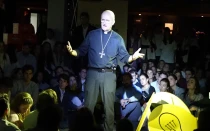 Mons. José Ignacio Munilla en el "thinkglao" en Madrid.