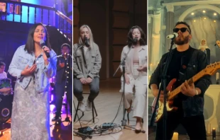 De izquierda a derecha: Nathalí, Athenas, Kairy Márquez y Farid María Crédito: Cortesía