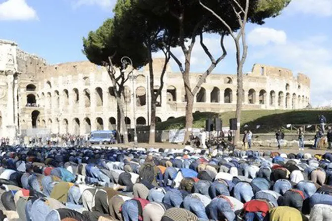 Líder musulmán cuestiona protesta islámica ante lugar de martirio de cristianos en Roma