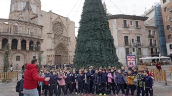 Cánticos Navideños en las calles de Valencia (España)