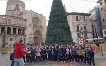 Cánticos Navideños en las calles de Valencia (España)