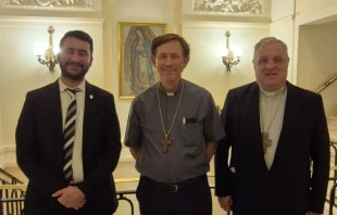 Nahuel Sotelo visitó la sede de la Conferencia Episcopal Argentina Crédito: Conferencia Episcopal Argentina