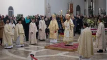 Divina liturgia celebrada el 25 de diciembre por su Beatitud Sviatoslav Shevchuk. Crédito: ugcc.ua