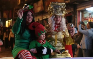 Carnaval navideño de la Tropa Scout Olive en el Viejo Damasco, 2025. Crédito: ACI Mena