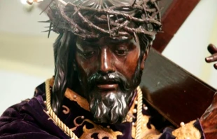 La imagen del Nazareno de San Pablo que se venera en Caracas. Crédito: Wikimedia Commons / Luis Parada CC BY-SA 4.0