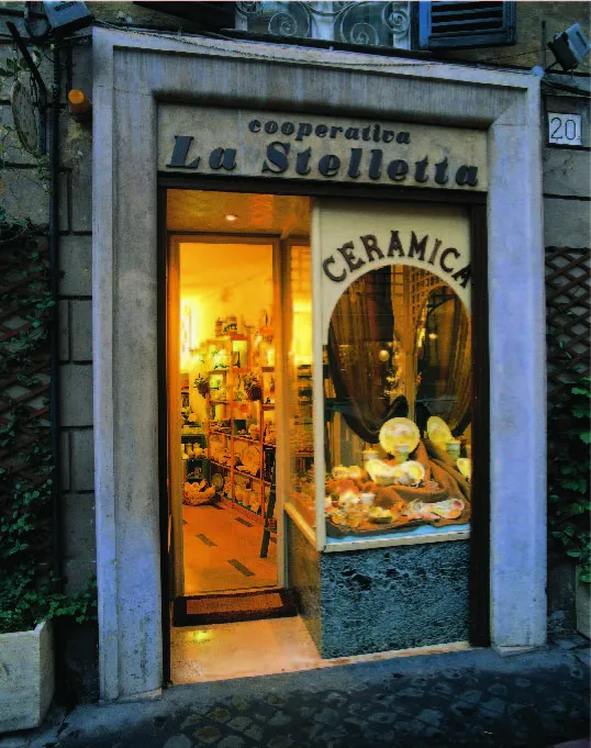 Imagen de la tienda en el corazón de Roma. Crédito: La Stelleta