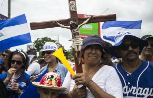 Participantes de una marcha de protesta en Masaya (Nicaragua) en 2018. Crédito: Jorge Mejía Peralta vía Flickr (CC BY 2.0)