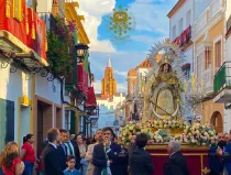 La Virgen de las Nieves es patrona y alcaldesa de Los Palacios (Sevilla, España). Crédito: Hermandad Sacramental de las Nieves