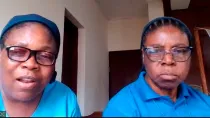 Las Hnas. Philomina Okwu y Theresa Anosike, durante la entrevista con Vatican Radio