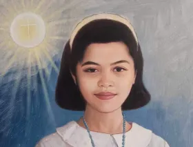 La Iglesia Católica en Filipinas presenta retrato oficial de Niña Ruíz-Abad, adolescente de 13 años camino a los altares