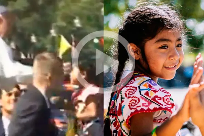 VIDEO: Niña latina detuvo papamóvil y logró abrazo para todos los inmigrantes de EEUU
