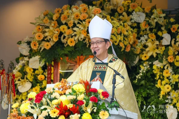 El Arzobispo Alberto S. Uy de Cebú predica durante la 461.ª festividad del Santo Niño en Cebú, Filipinas central, el 18 de enero de 2026. Crédito: Arquidiócesis de Cebú