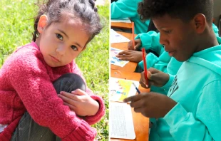 Niños atendidos por los salesianos en Colombia. Crédito: Misiones Salesianas