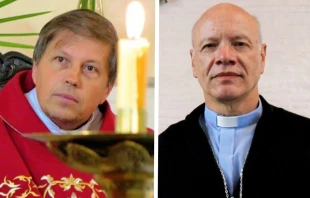 Mons. Wagner/Mons. Caride Crédito: Arquidiócesis de Bahía Blanca/Diócesis de San Isidro