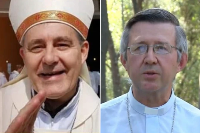 Mons. Raúl Martín y Mons. Alejandro Benna