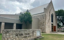 Iglesia católica de Notre Dame en Kerrville, Texas.