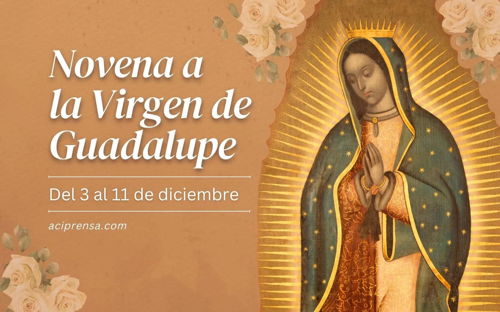 Novena a la Virgen de Guadalupe 2023