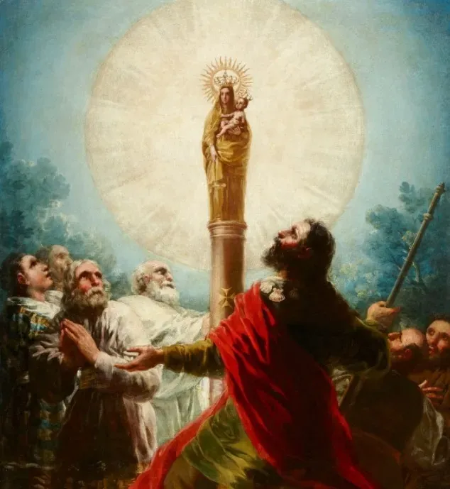 "El apóstol Santiago y sus discípulos adorando la Virgen del Pilar", de Francisco de Goya.?w=200&h=150