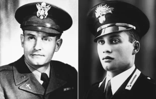 Los venerables Emil Joseph Kapaun (izquierda) y Salvo D’Acquisto (derecha) Crédito: Dicasterio de las Causas de los Santos