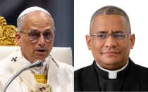Papa León XIV y Mons. Andrés Rosario Henríquez