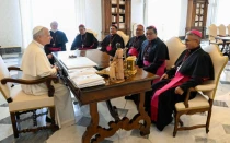 Obispos de Bolivia con el Papa León XIV