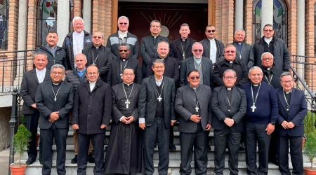 Los obispos de Ecuador en su asamblea plenaria.