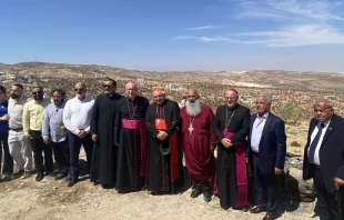 Obispos de Francia en Tierra Santa.. Crédito: @XofLeSourt