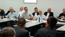 Los obispos venezolanos en una reunión de Comisiones Episcopales.