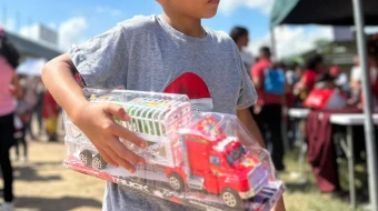 Fiesta de Navidad que se realizó en Cortés, Honduras