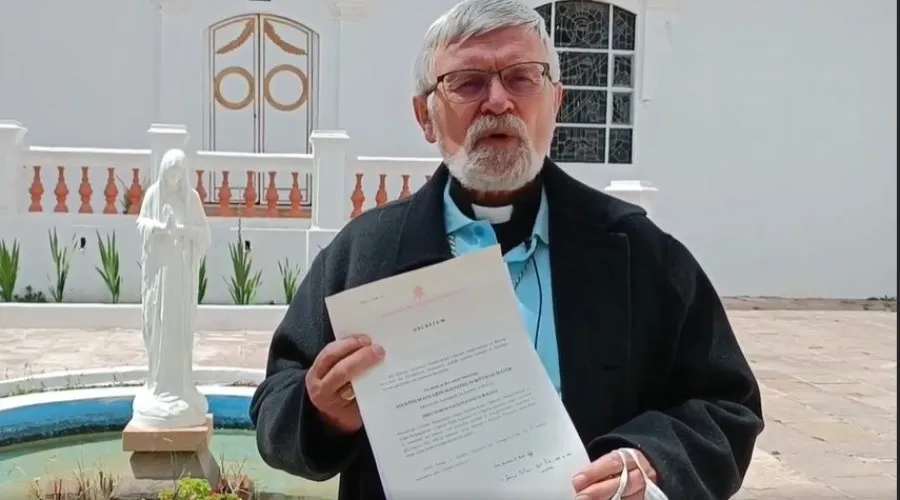 Mons. Adolfo Bittschi Mayer fue nombrado el lunes 26 de septiembre como nuevo director nacional de las Obras Misionales Pontificias de Bolivia. Crédito: Conferencia Episcopal Boliviana.