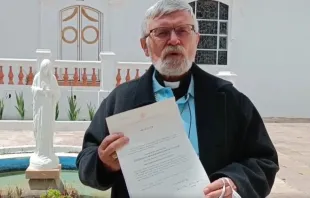 Mons. Adolfo Bittschi Mayer fue nombrado el lunes 26 de septiembre como nuevo director nacional de las Obras Misionales Pontificias de Bolivia. Crédito: Conferencia Episcopal Boliviana. 