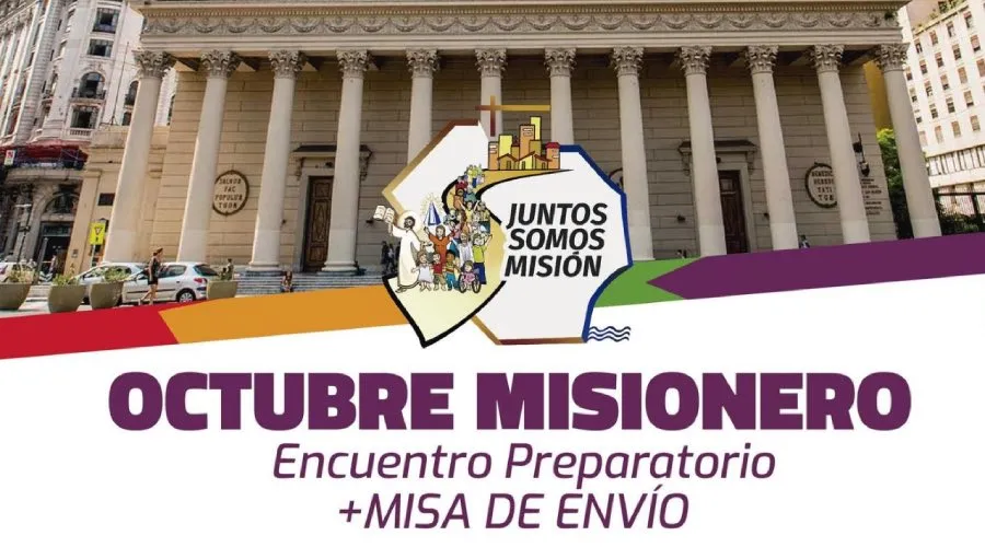 La Arquidiócesis de Buenos Aires invita a misionar durante el mes de octubre. Crédito: Arzobispado de Buenos Aires.