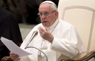 Papa Francisco en el Vaticano. (Imagen de archivo). Foto: Daniel Ibu00e1u00f1ez / ACI Prensa 