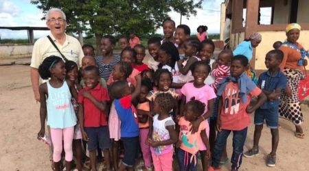 El misionero español Jesús Torres en Mozambique.