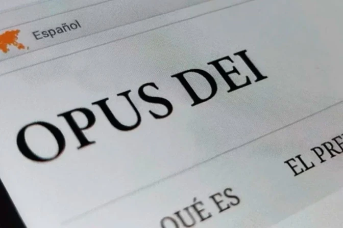 Una foto del sitio web del Opus Dei.
