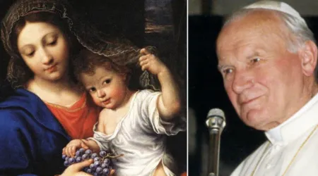 La Virgen de las uvas y San Juan Pablo II