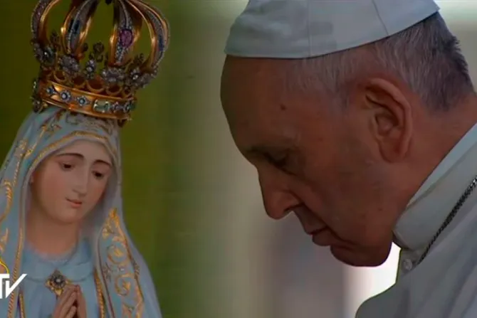 La oración que el Papa Francisco rezó en la Capilla de las Apariciones de Fátima
