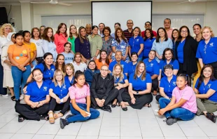 Miembros del Ministerio Orando por Nuestros Hijos en Panamá. Crédito: Pastoral Hispana de la Diócesis de Palm Beach