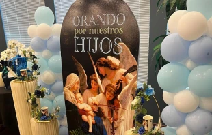 Orando por nuestros hijos, imagen de una celebración reciente del ministerio católico en Palm Beach en Florida. Crédito: Ministerio Católico Orando por Nuestros Hijos.