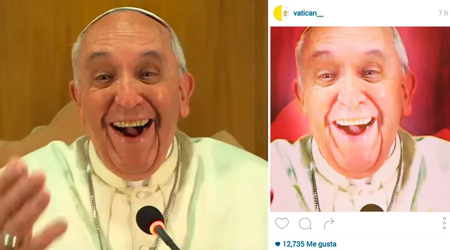 Izq: Captura Youtube / Der: Instagram @Vatican__