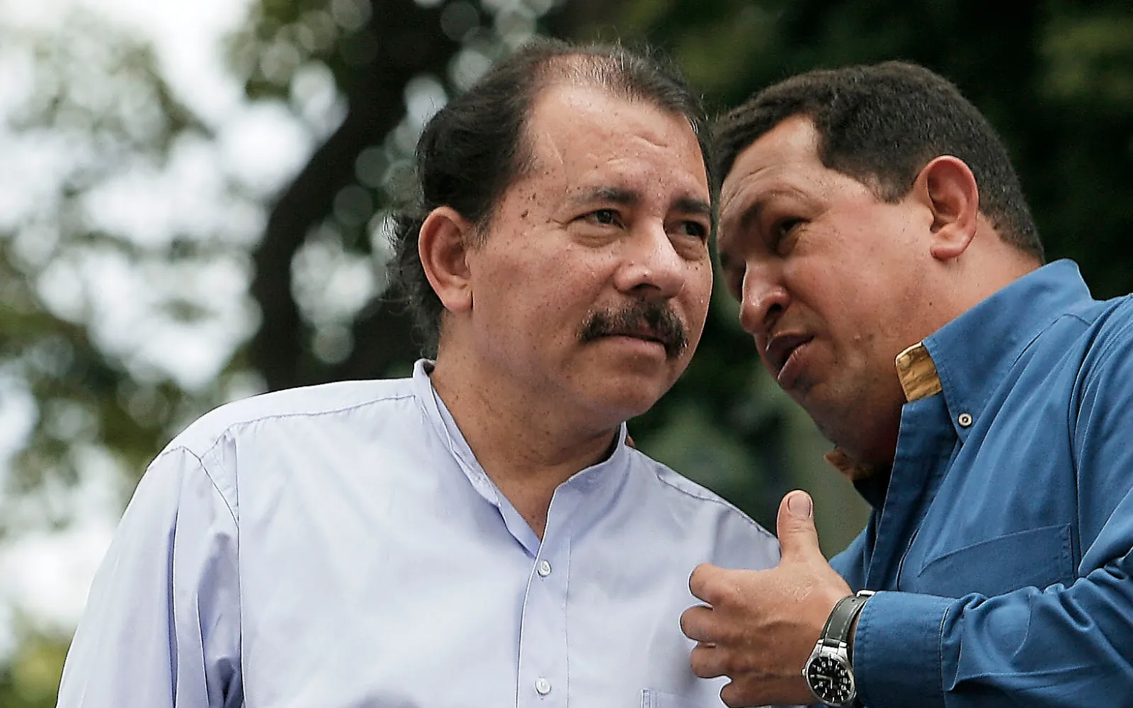 Daniel Ortega, presidente de Nicaragua, junto a Hugo Chávez, fallecido expresidente de Venezuela?w=200&h=150