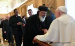 El Papa Francisco durante la audiencia con ortodoxos en enero