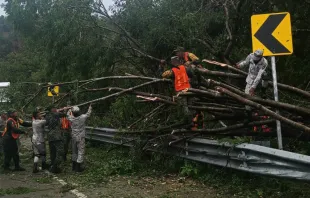 Desastre ocasionado por huracán Otis Crédito: Guardia Nacional