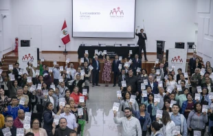 Lanzamiento de la plataforma Padres Peruanos en la Universidad Norbert Wiener, el 30 de noviembre de 2023. Crédito: Fotografías de Ignacio Blanco - Padres Peruanos