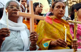 Vigilia por la persecución a cristianos en Pakistán Crédito: Asianet-Pakistán | Shutterstock