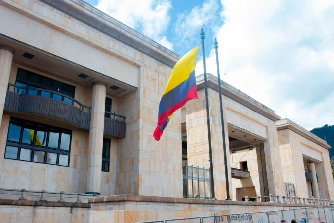 Palacio de Justicia de Colombia, sede también de la Corte Constitucional.