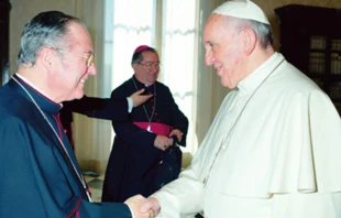 Mons. Esteban Escudero Torres hasta ahora Obispo de Palencia. Foto: Diu00f3cesis de Palencia.  