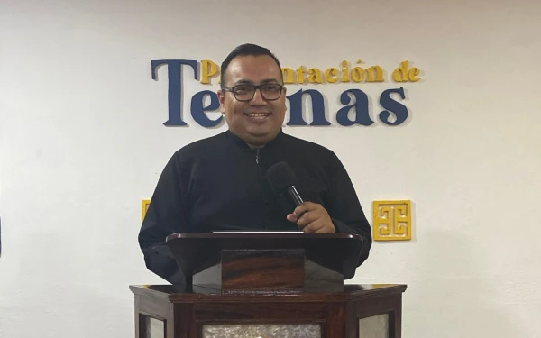 El P. Carlos Eleno García cuando fue seminarista. Crédito: Seminario Diocesano de Tepic