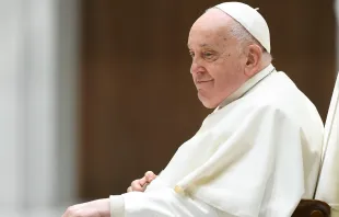 El Papa Francisco en la Audiencia General Crédito: Vatican Media